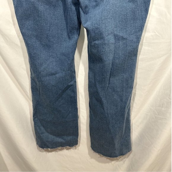 NEW Good American [ 20‎ ] High Rise Good Classic Bootcut Raw Hem Jeans - Picture 10 of 16